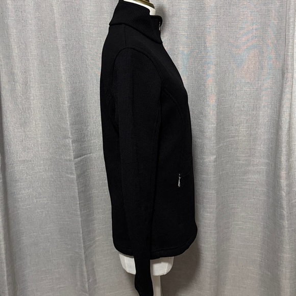 Wmns Spyder ”Core” Zip Up Jacket-Black-Sz L-EUC-Polyester-Zip Pockets - Picture 11 of 16